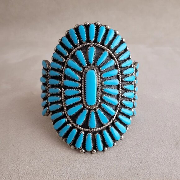 Vintage Sleeping Beauty Turquoise Bracelet - Picture 1 of 4